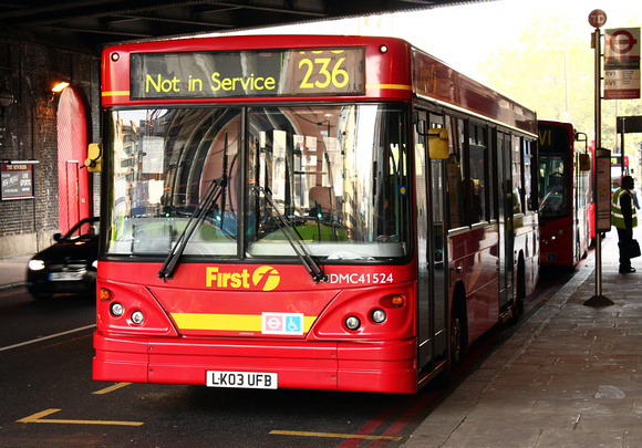 Route 236, First London, DMC41524, LK03UFB, Tower Gateway