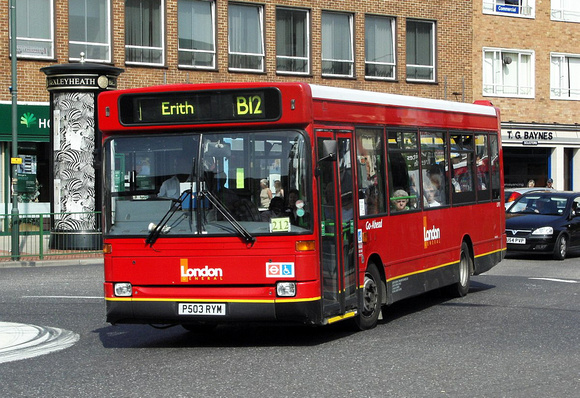 Route B12, London Central, LDP3, P503RYM, Bexleyheath