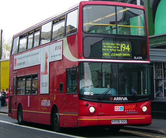 Route 194, Arriva London, DLA256, X508GGO, Croydon