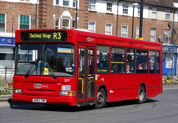 Route R3, Metrobus 277, SN03YBR, Orpington