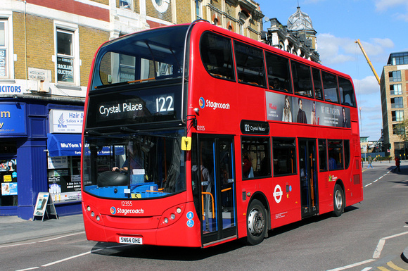 Route 122, Stagecoach London 12355, SN64OHE, Woolwich