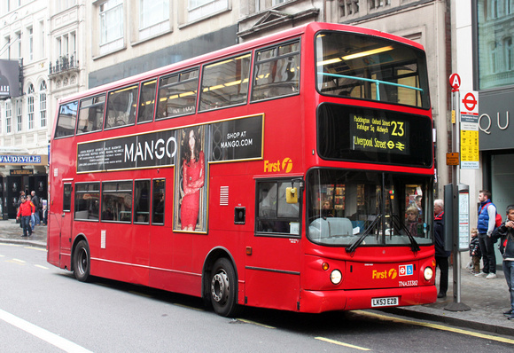 Route 23, First London, TNA33382, LK53EZB, The Strand
