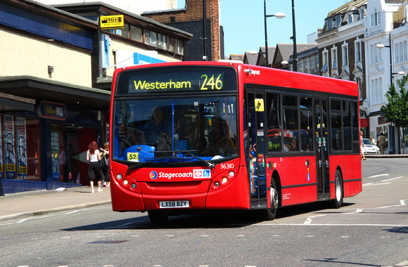 Route 246, Stagecoach London 36310, LX58BZY, Bromley South