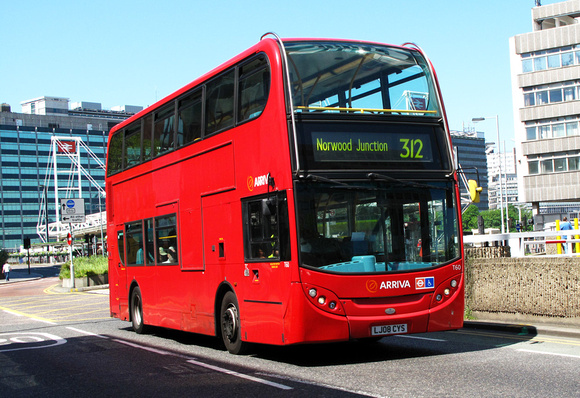 Route 312, Arriva London, T60, LJ08CYS, East Croydon