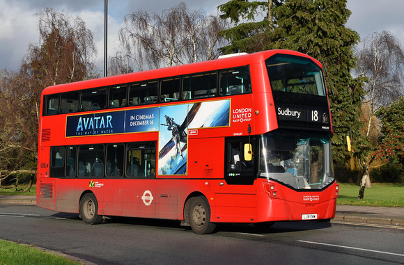 Route 18, London United RATP, VH45197, LJ16EWW, Sudbury