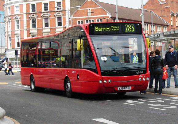 Route 283, NCP Challenger, OVL53, YJ58PJU, Hammersmith
