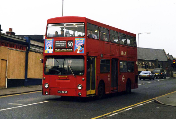 Route 50, London Transport, DM2629, THX629S, West Croydon