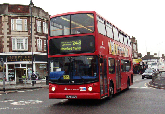 Route 248, East London ELBG 17538, LY02OAD, Romford