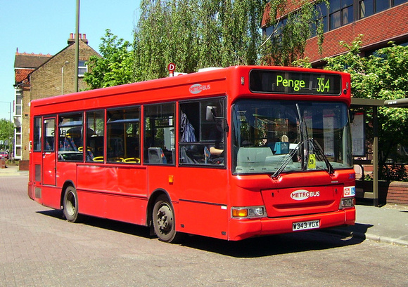 Route 354, Metrobus 343, W343VGX, Bromley