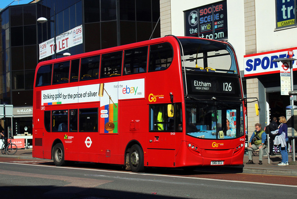 Route 126, Go Ahead London, EH20, SN61DCU, Bromley