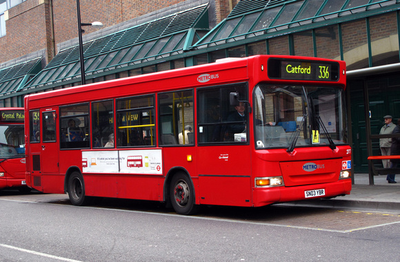 Route 336, Metrobus 277, SN03YBR, Bromley