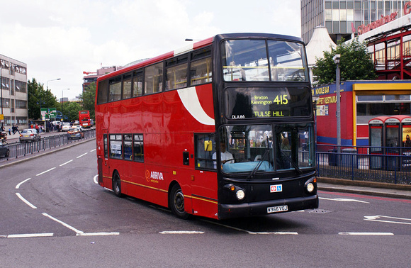 Route 415, Arriva London, DLA166, W366VGJ, Elephant & Castle