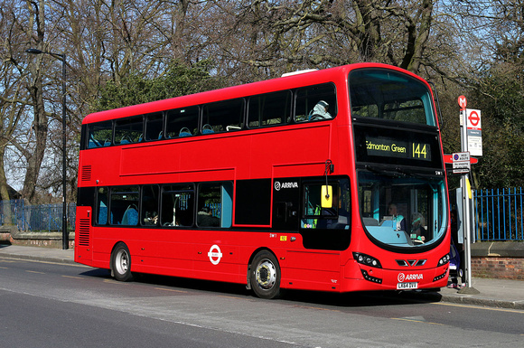 Route 144, Arriva London, SW1, LK64DVV, Pymmes Park