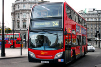 Route 24, Go Ahead London, E7, SN06BNK, Trafalgar Square