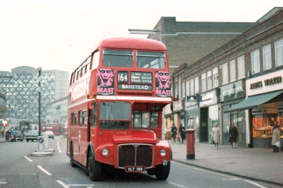 Route 164, London Transport, RM199, VLT199, Morden