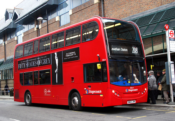 Route 208, Stagecoach London 10164, SN63JVM, Bromley