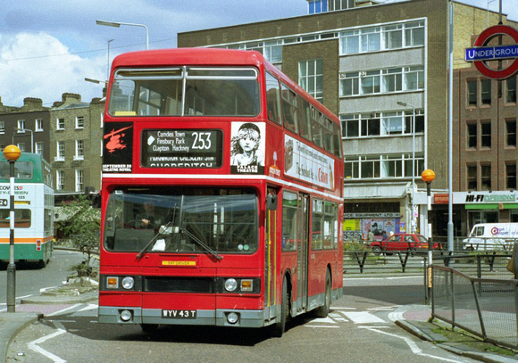 Route 253, London Forest, T43, WYV43T, Mornington Crescent