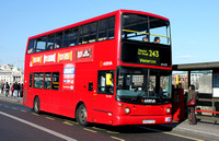 Route 243, Arriva London, DLA233, X433FGP, Waterloo Bridge