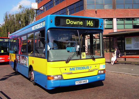 Route 146, Metrobus 391, Y391HKE, Bromley