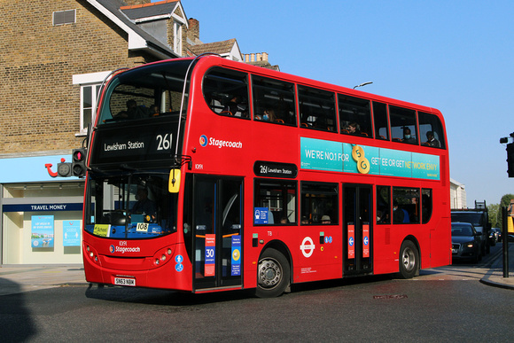 Route 261, Stagecoach London 10191, SN63NBM, Bromley