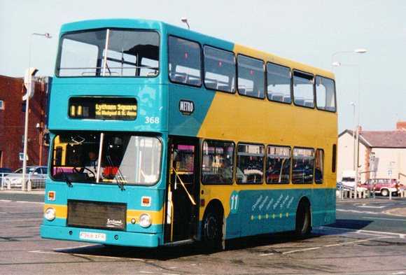 Route 11, Blackpool Transport 368, F368AFR, Cleveleys
