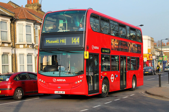 Route 144, Arriva London, T267, LJ61LJO, Edmonton