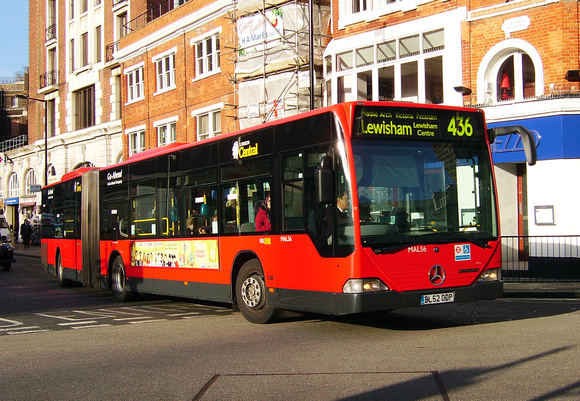 Route 436, London Central, MAL56, BL52ODP, Victoria
