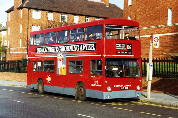 Route 109, South London Buses, DMS2411, OJD411R, Streatham