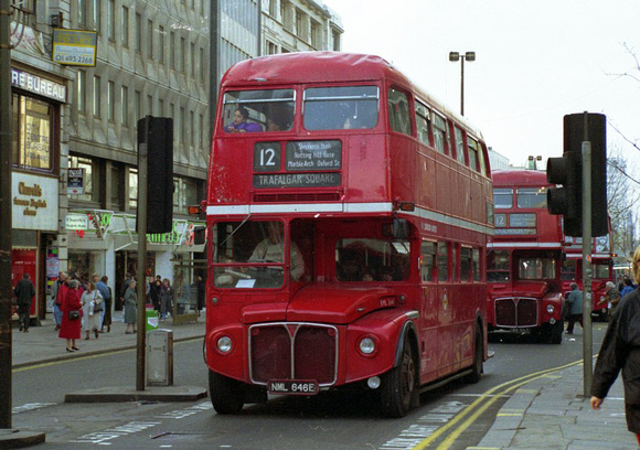 Route 12, London Central, RML2646, NML646E, Oxford Street