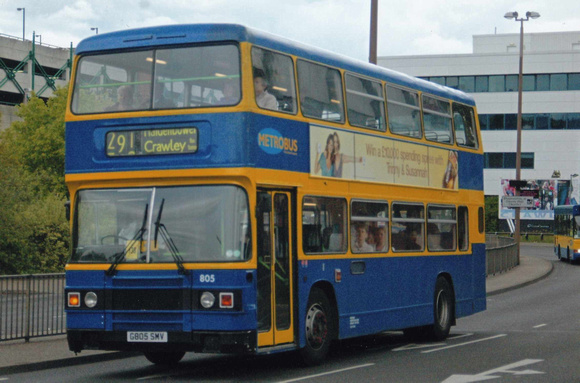 Route 291, Metrobus 805, G805SMV, Crawley