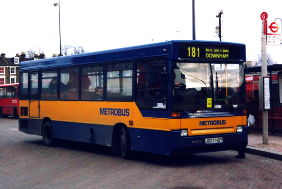 Route 181, Metrobus, J227HGY, Lewisham