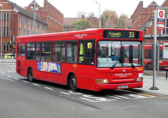 Route 33, London United RATP, DPS703, SN55HKF, Hammersmith