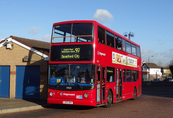 Route 97, Stagecoach London 17825, LX03BXY, Chingford