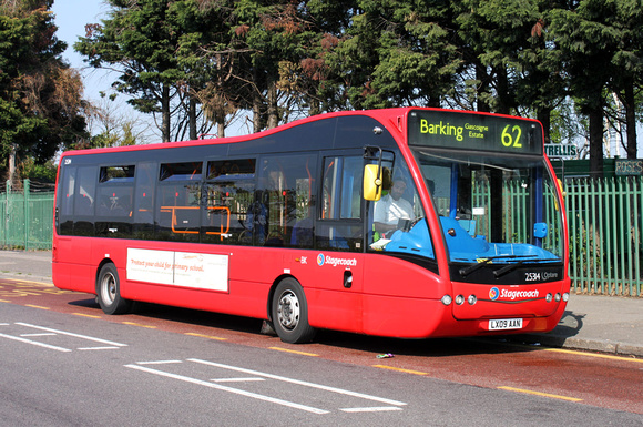 Route 62, Stagecoach London 25314, LX09AAN, Marks Gate