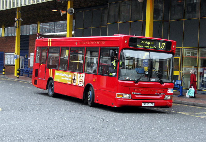 London Bus Routes | Route U7: Hayes, Sainsbury's - Uxbridge