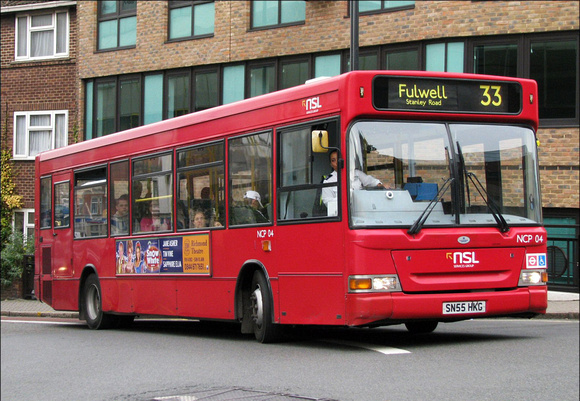 Route 33, NSL Services Group, NCP04, SN55HKG, Richmond