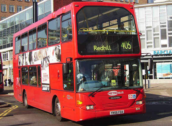 Route 405, Metrobus 928, YN56FDA, Croydon