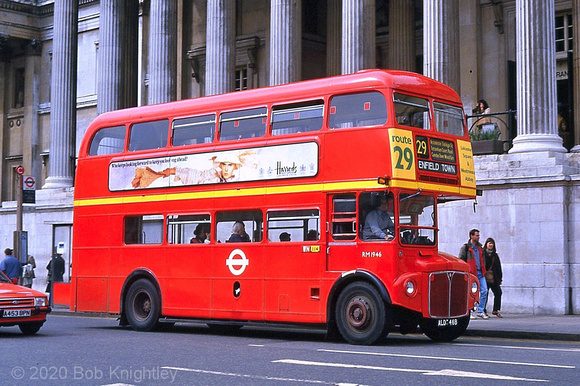 Route 29, London Transport, RM1946, ALD46B, Trafalgar Square