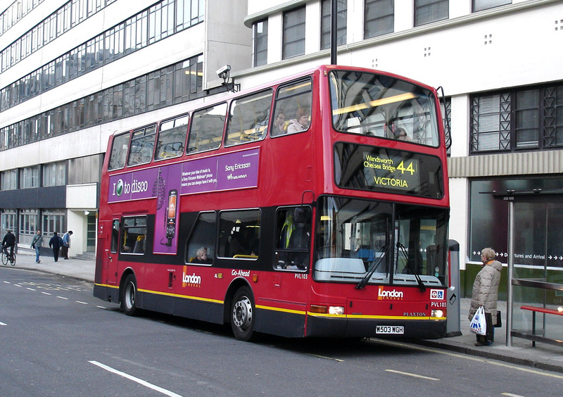 London Bus Routes Route 44 Tooting Station Victoria Route 44