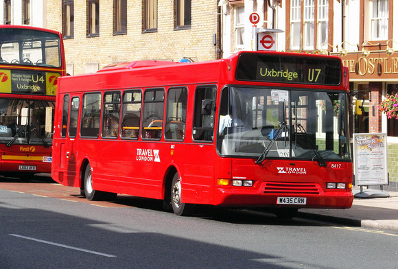 Route U7, Travel London 8417, W435CRN, Uxbridge