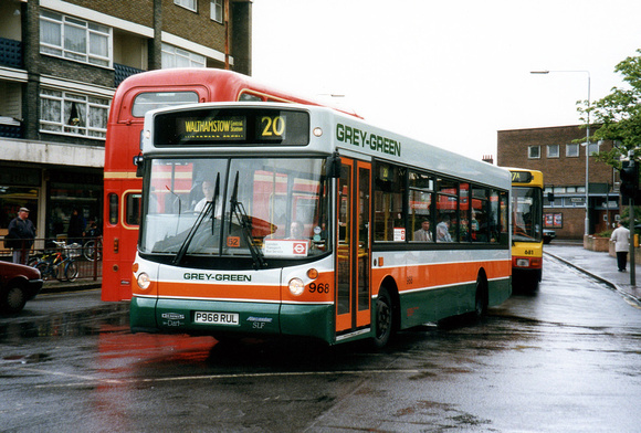 Route 20, Grey Green 968, P968RUL, Barking