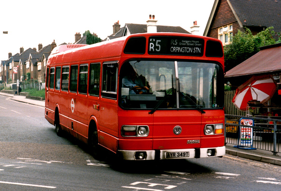 Route R5, London Transport, LS349, AYR349T, Orpington
