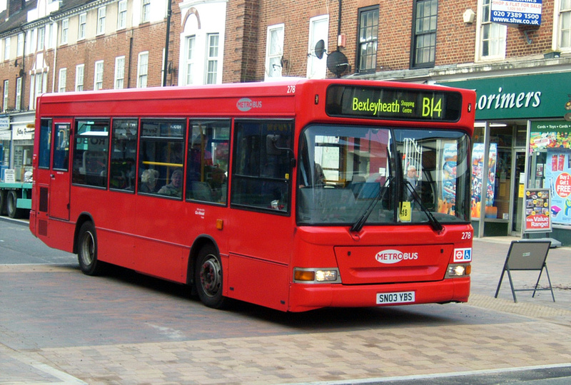 London Bus Routes | Route B14: Bexleyheath, Shopping Centre - Orpington ...