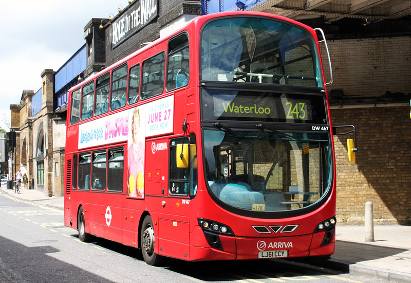 London Bus Routes | Route 243: Waterloo - Wood Green | Route 243 ...