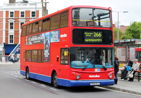Route 266, Metroline, TAL130, X342HLL, Hammersmith