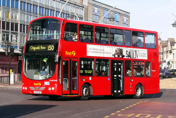 Route 150, First London, VNW32668, LK55ABF, Ilford