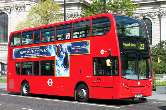 Route 23, Tower Transit, DN33786, SN12EHB, St Pauls
