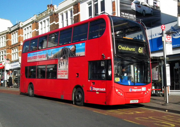 Route 61, Stagecoach London 19137, LX56EAP, Bromley
