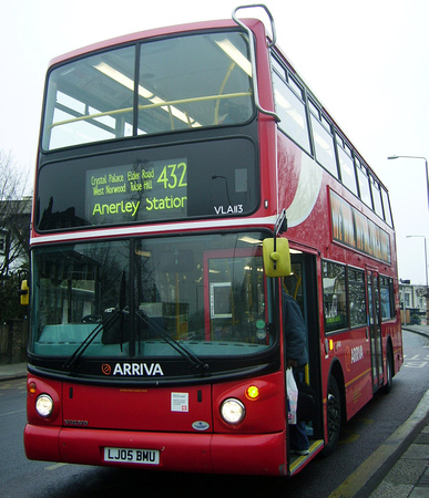 Route 432, Arriva London, VLA113, LJ05BMU, Croydon