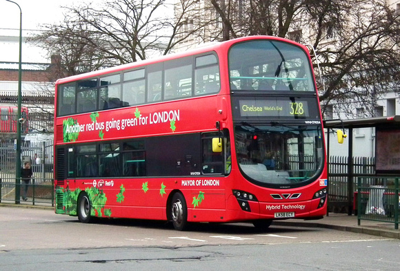 Route 328, First London WNH39004, LK58ECY, Golders Green
